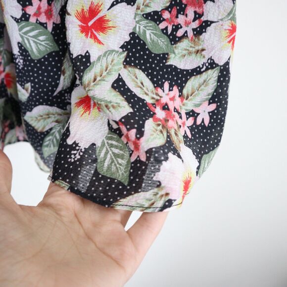 Rebecca Taylor Size 2 Silk Kamea Fleur Mini Dress Floral Print - Picture 12 of 12